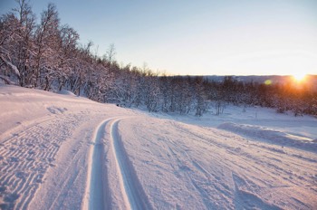  Skisporet tar deg raskt opp til høyfjellet. 