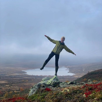  Med Budalsvannet i bakgrunn. 